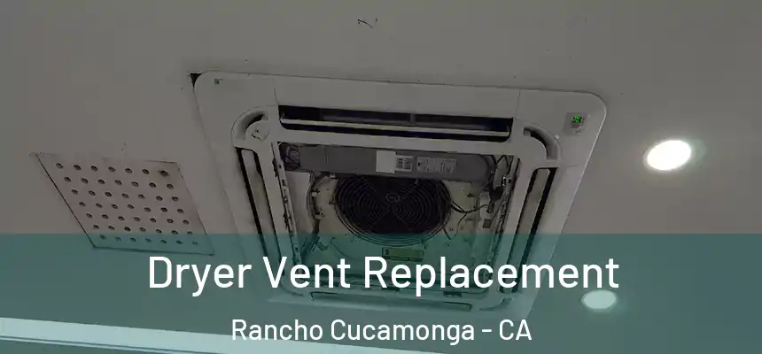  Dryer Vent Replacement Rancho Cucamonga - CA